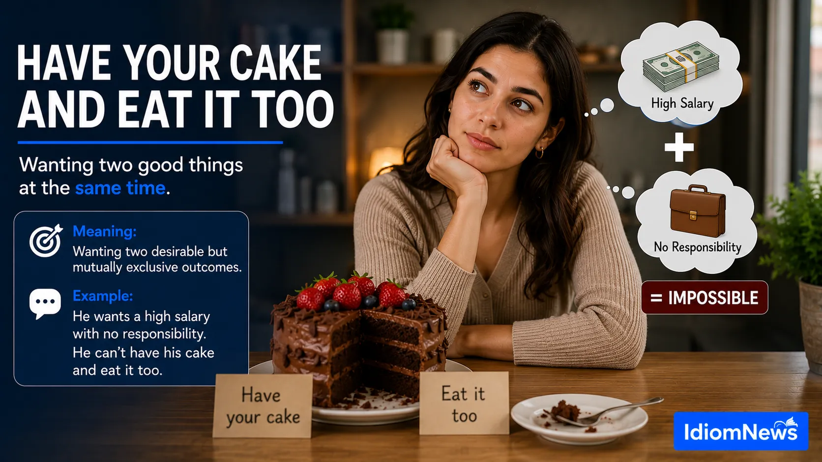 have your cake and eat it too idiom