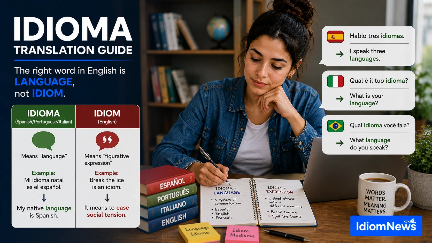 idioma in english
