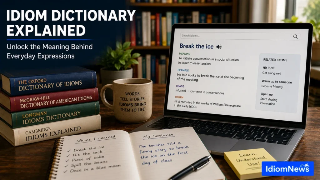 idiom dictionary