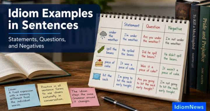 Idiom Examples in Sentences