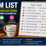idiom list