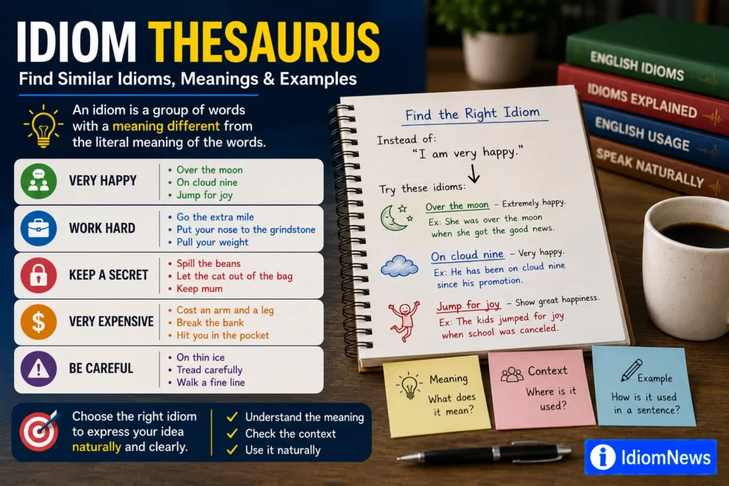 idiom thesaurus