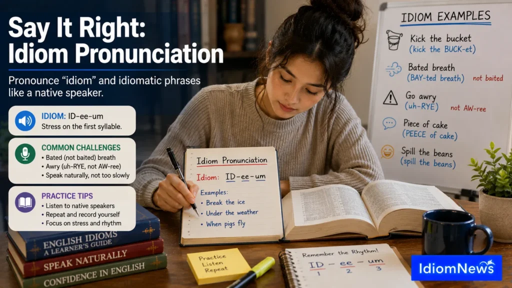idiom pronunciation